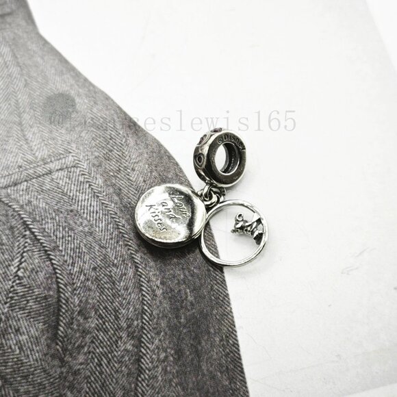 Pandora Mickey Mouse & Minnie Mouse Love and Kisses Dangle Charm - Picture 4 of 5